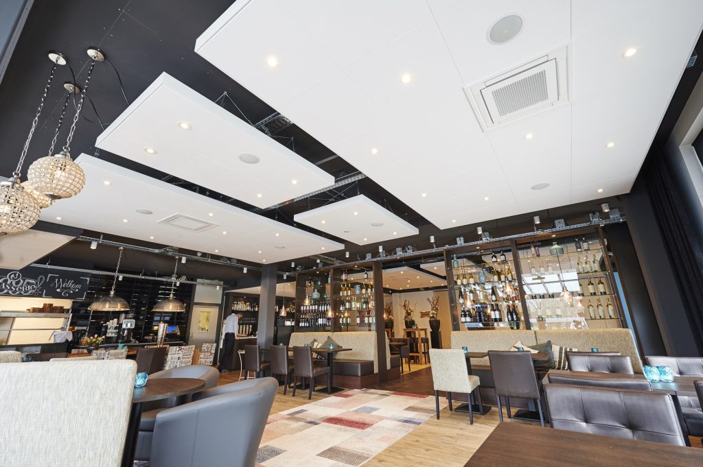 Resultaat plafondsysteem van API Quick-Lock