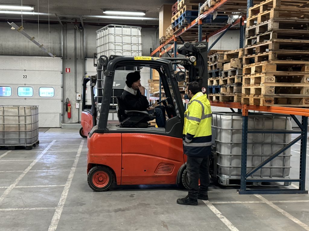 Heftruckcursus opdracht uitgevoerd